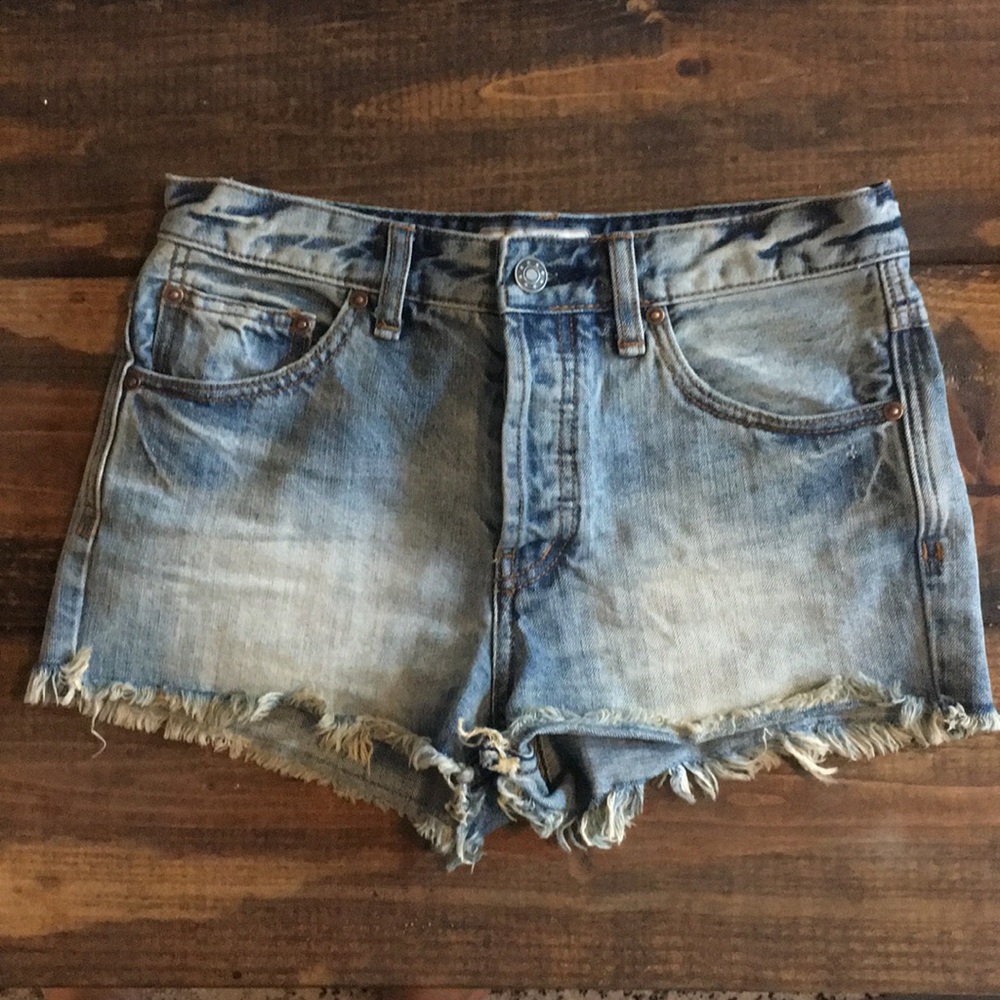 Free People Jean Shorts